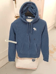 ABERCROMBIE & FITCH STONY CREEK SUDADERAS CON CAPUCHA AZUL PARA HOMBRE TALLA PEQUEÑA - Imagen 1 de 10