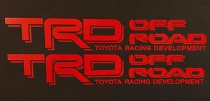 2 TRD Off Road Toyota Racing Development Tacoma Tundra Truck 4X4 Decal Sticker - Bild 1 von 8