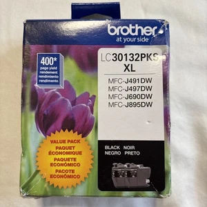 Brother LC30132PKS 400 Page-Yield Ink - Black (2/PK) Exp 10/2023 - Picture 1 of 8
