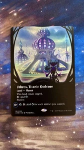 Edge of Eternities - Uthros, Titanic Godcore - Borderless Viewport Land (Foil) - Picture 1 of 2