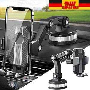 360° Handyhalterung Auto Armaturenbrett Universal KFZ Handy für Smartphone Navi - Bild 1 von 11