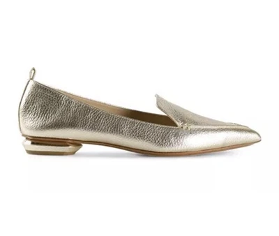 Nicholas Kirkwood Beya Loafers, gold, size 38 - Image 1 of 4