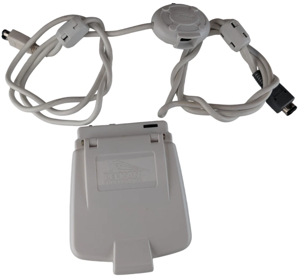 Pelican Light Shield Advance GBA screen light with GBA GBC link cable bundle set - Image 1 of 4