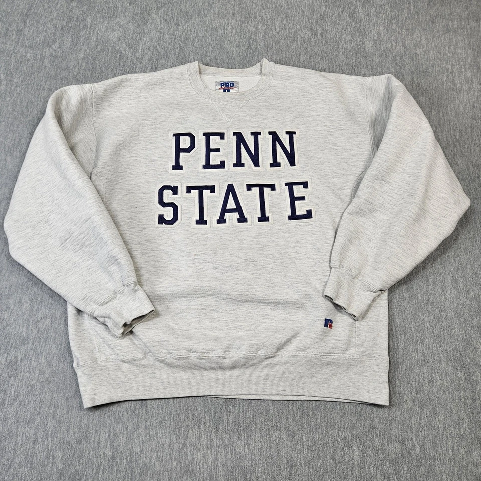 Suéter De Colección Penn State Para Hombres XL Russell NCAA Fútbol Cuello Redondo Hecho en EE. UU. Foto 1 de 4