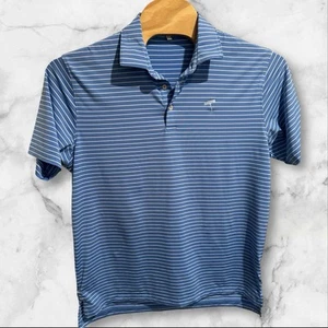 Camisa Peter Millar Para Hombre Grande Manga Corta Rayas Verano Comodidad Antiguo Sacacorchos - Imagen 1 de 5