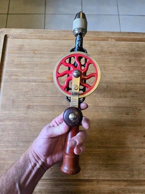 Taladro manual Miller Falls no.2 de colección - Taladro de manivela *Limpio* Foto 1 de 4