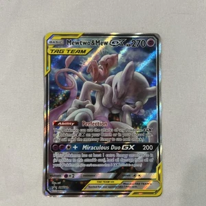 ¡¡¡Mewtwo & Mew GX TAG TEAM!!! SM191 Sm Promos Holo - Imagen 1 de 2
