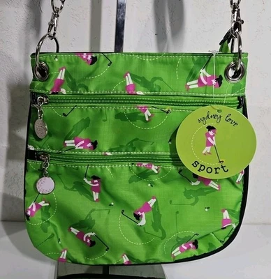 Syndey Love Sport "SWING TIME" Women's Green Golfing Crossbody Purse NWT! - Image 1 of 4