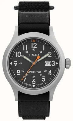 Reloj de campo Timex Expedition Scout 40 mm esfera negra correa envolvente de nailon TW4B29600 Foto 1 de 4