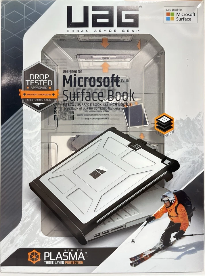 UAG Microsoft Surface Book Plasma Series Protection Case Laptop SFBK-ICE - Image 1 of 2