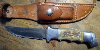 Cuchillo de caza vintage con sello Ruana M diestro. *Precio reducido* Foto 1 de 4