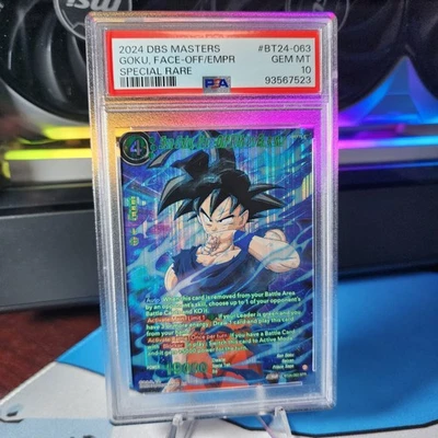 ‼️Son Goku, Face-Off With an Emperor – BT24-063 SPR – PSA 10 - Image 1 of 2