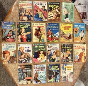 Vtg 1940s Dell Ten Cent Book Lot PAPERBACK Night Bus CHINESE NIGHTMARE +++ - Picture 1 of 11