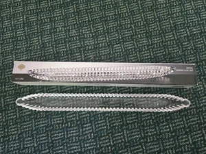 Godinger Silver Art CO. LTD. Harmony Crystal Olive Tray #3541 - Picture 1 of 6