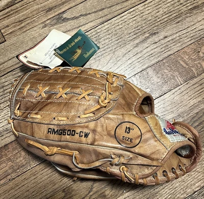Vintage Nokona Baseball Glove AMG500-CW Left Hand Thrower Softball Baseball 13” - Image 1 of 4