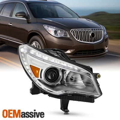 For 2013-2017 Buick Enclave HID Non-AFS Projector Headlight Passenger w/DRL Lamp - Изображение 1 из 4