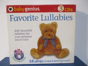 BABY GENIUS - Favorite Lullabies - 3 CD Set - BRAND NEW. SEALED - E24-3728 - Picture 1 of 2