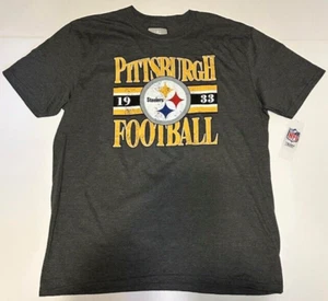Pittsburgh Steelers NFL T-Shirt Herren Größe Small bis 3X grau neu mit Etikett - Bild 1 von 3