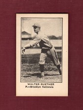 WALTER DUTCH RUETHER, Dodgers | 1922 American Caramel E121 REPRINT | 1972 TCMA B