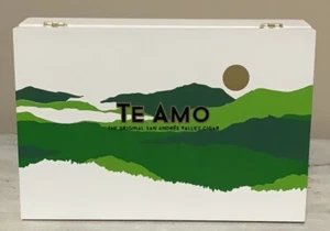 Te Amo Graphic Print Wood Cigar Box (10.125" x 6.75") - Picture 1 of 7