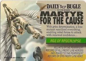Marvel OVERPOWER AGE OF APOCALYPSE Martyr for the Cause! EVENT - Angel - Picture 1 of 1