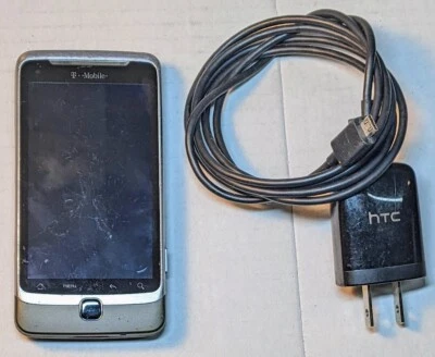 HTC T-Mobile G2 4GB Titanium Slider Smartphone With OE Charger Not Working - Image 1 of 4