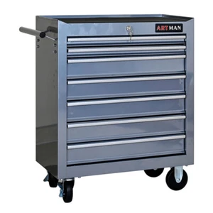 7 Drawer Rolling Tool Cart Chest Garage Tool Storage Cabinet Tool Box w/ Wheels - Picture 1 of 20