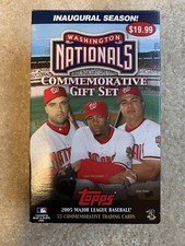 2005 Topps Washington Nationals Inaugural Season Commemorative Gift Set 55 Cards