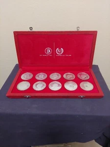 1969 Republique Tunisienne Silver Coin Set by Franklin Mint - No Papers - Picture 1 of 17