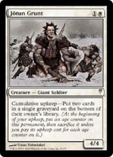 WOTC MtG Coldsnap Jotun Grunt (U) (Foil) EX