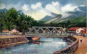 Postal In the Suburbs Honolulu Hawaii - Imagen 1 de 2