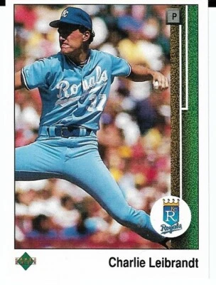1989 Upper Deck #637 Charlie Leibrandt Kansas City Royals - Image 1 of 2