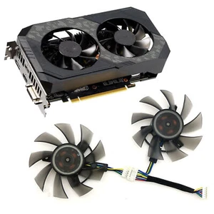 For ASUS RTX2060 GTX1660 T128015BU/FD8015U12D Cooling Fan Graphics Card Cooler - Afbeelding 1 van 16