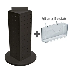 Azar Displays Four-Sided, 16 Pocket, Revolving Pegboard Gift Card Kit for... - Picture 1 of 57