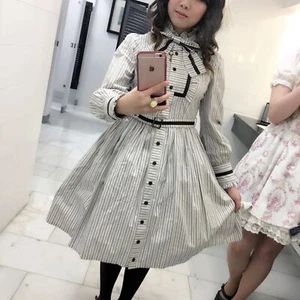 Innocent World Lolita OP Dress Set with Belt and Neck Ribbon - Picture 1 of 8