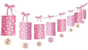 BABY MINNIE MOUSE 1st birthday PAPER LANTERN GARLAND first party 1pc 12' Disney - Picture 1 of 1