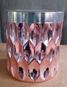 Partylite Empty Candle Jar With Lid 3 Wick Size Raspberry Macaroon - Picture 1 of 10