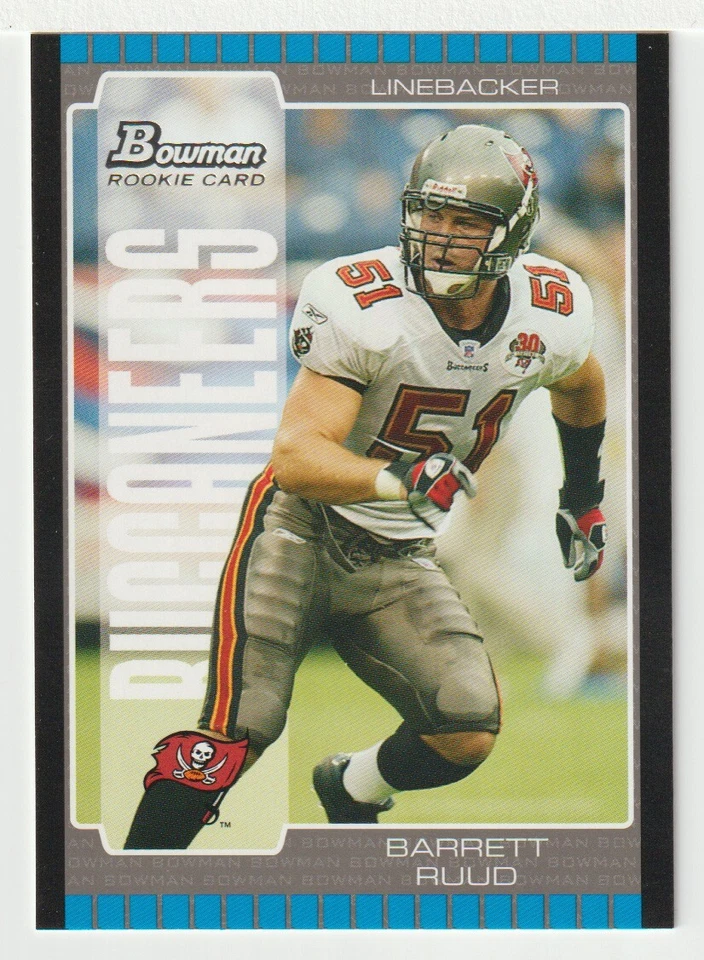 Barrett Ruud RC - Tampa Bay Buccaneers (NFL)  2005 Bowman Football # 176 Mint - Image 1 of 1