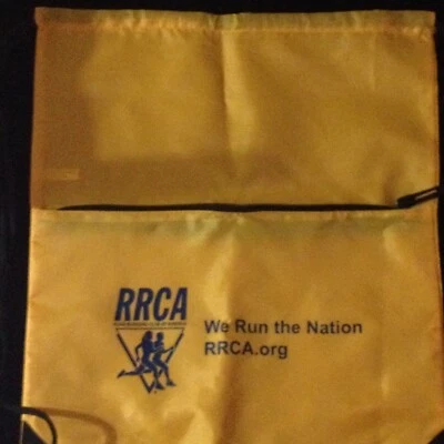 Bolsa con cordón RRCA Road Runner Club - Bolsa de viaje para gimnasio correr golf - NUEVA Foto 1 de 2