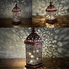 Lanterna in metallo effetto ottone piccola stile marocchino perfetta per la deco