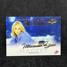 Malorie Mackey Benchwarmer Dreamgirls Update Sweet Dreams Autograph Card 2018