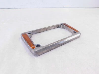 1993-1998 Harley Davidson Dyna Wide Glide Polished License Plate Bracket Trim - Изображение 1 из 4