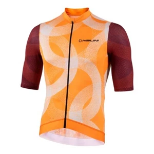 Nalini MINNESOTA Short Sleeve Cycling Jersey : ORANGE - Picture 1 of 3