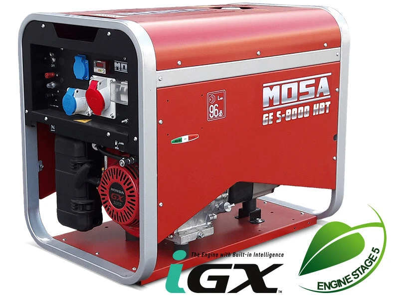 Generador de energía MOSA GE S-8000 HBT, AVR, FI Foto 1 de 1