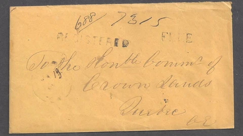 Canada  1860 STAMPLESS COVER FROM GUELPH BS23772 Cover