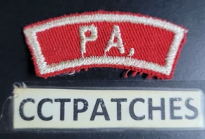 PFADFINDER BSA ROT UND WEISS STAAT STREIFEN PA PENNSYLVANIA PATCH - Bild 1 von 2