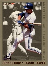 1994 Fleer Baseball Card Pick (Inserts)