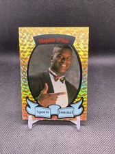 1992 Sports Journal Promo Card Shaquille O’Neal Gold Prism Rookie Card #3