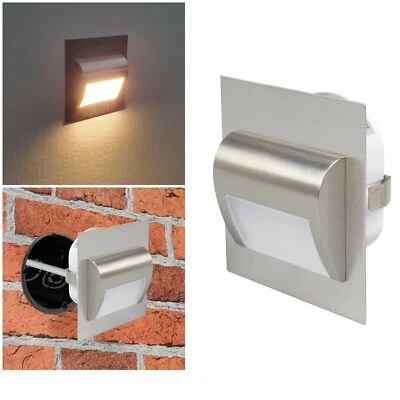 LED Wand-Einbau-Strahler 230V Treppen-Stufen-Licht Leuchte Lampe Hohlwand-Dose - Bild 1 von 4