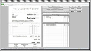 Rechnungsprogramm Rechnungssoftware Lieferschein Angebot Mahnung PDF §19 UStG - Bild 1 von 9